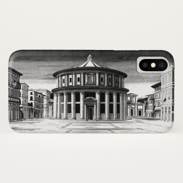 Coques Case-Mate iPhone IDÉAL VILLE Renaissance Architecture Noir Blanc (Dos (Horizontal))