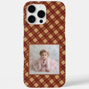 Coque iPhone 16 Pro Max Idées de cadeaux d'anniversaire uniques Plaid Ging