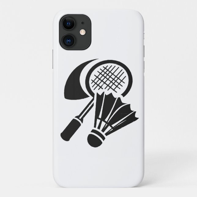 Coques Case-Mate iPhone Idées de cadeaux de badminton (Dos)