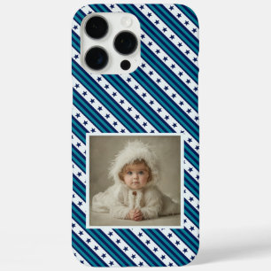 Coque iPhone 16 Pro Max Idées de cadeaux de Noël classiques à motif rayé