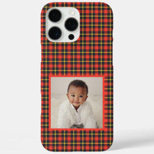 Coque iPhone 16 Pro Max Idées uniques pour la fête des pères Plaid Gingham