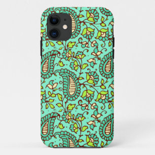 Coques Pour iPhone Identification turquoise de compagnon de cas de