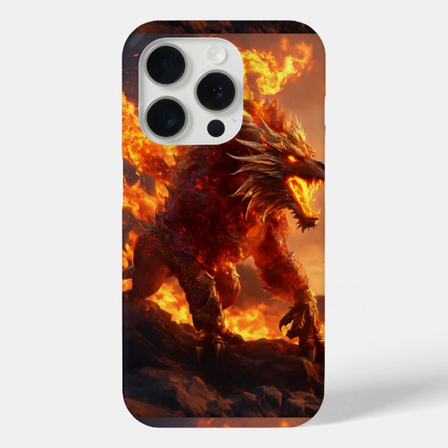 Coques Case-Mate iPhone Ignorer votre style : Fire Mythical Creature (Verso)