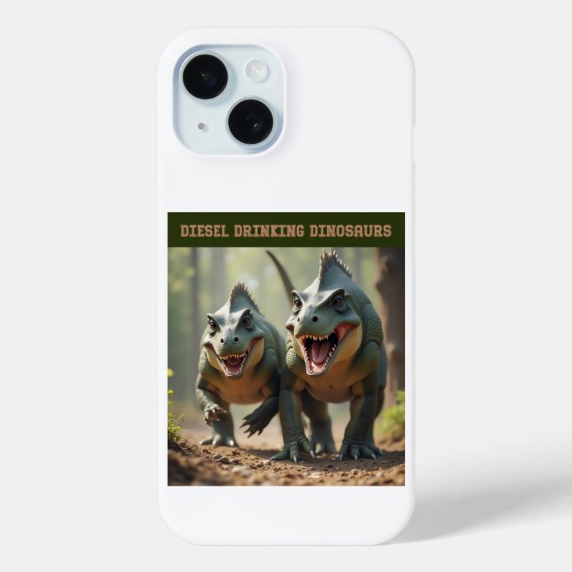 Coques Case-Mate iPhone Iguanodons plaisantant (Verso)