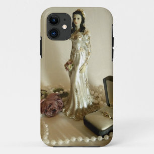 Coques Pour iPhone III nuptiale blanc