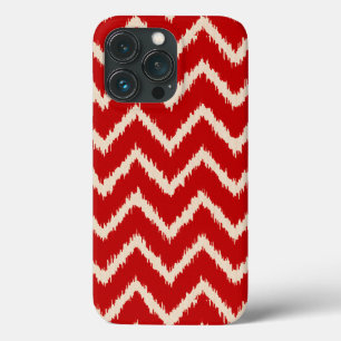 Etui iPhone Case-Mate Ikat Chevrons - Chinois rouge et tan