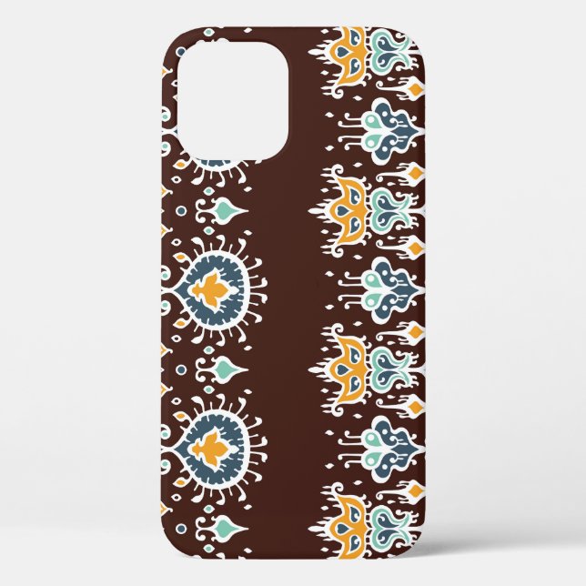 Coques Case-Mate iPhone Ikat Inspiration : Élégance Orientale (Verso)