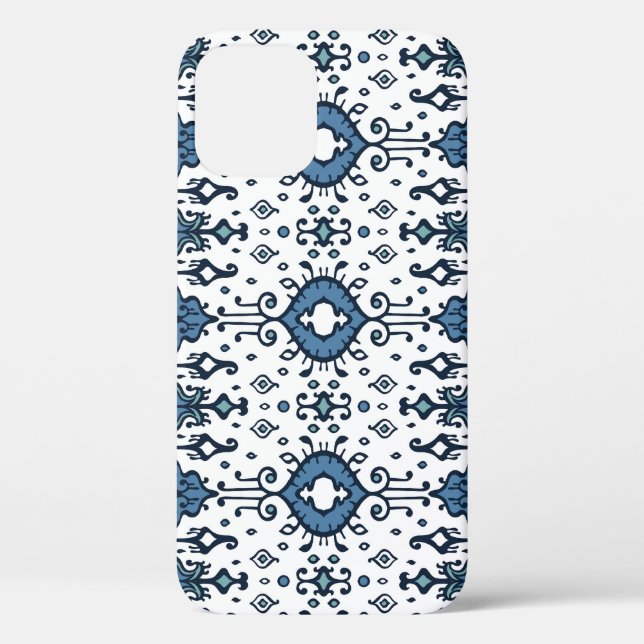 Coques Case-Mate iPhone Ikat, ornement tribal, sans couture ethnique. (Verso)