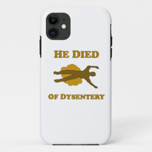 Case-Mate iPhone Case Il Est Mort D'Un Carnet De Dysenterie