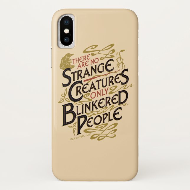 Coques Case-Mate iPhone Il N'Y A Pas D'Étrange Créatures (Dos)