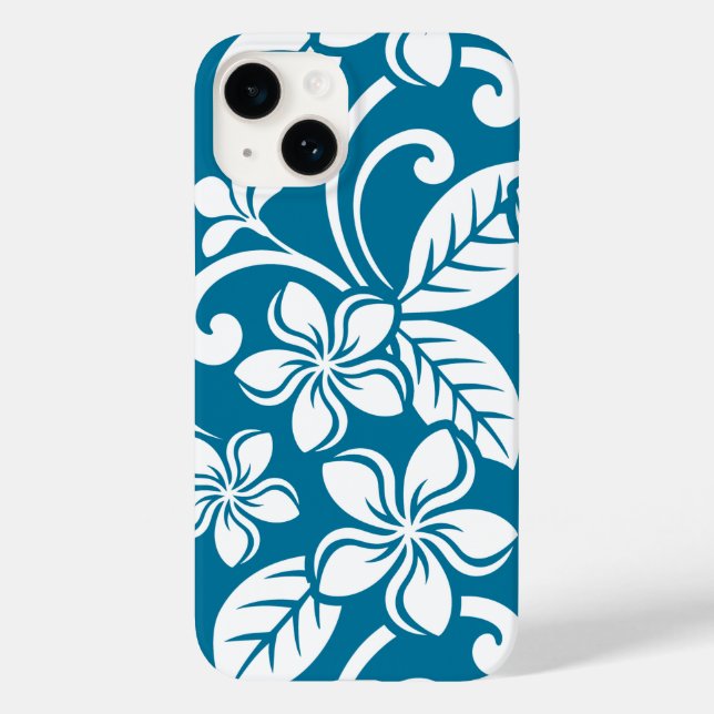 COQUES Case-Mate iPhone ÎLE PLUMERIA (CARAÏBE BLEU) (Verso)