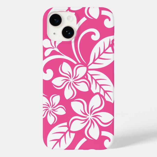 COQUES Case-Mate iPhone ÎLE PLUMERIA (ROSE DE WATERMELON) (Verso)