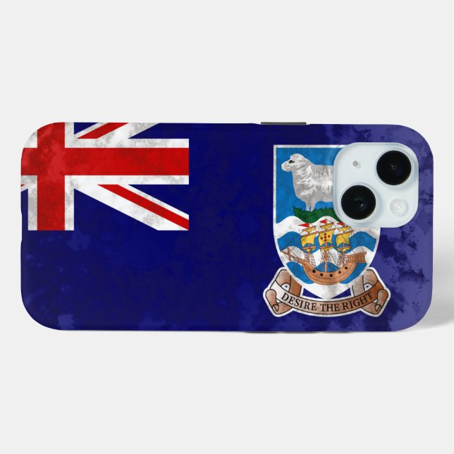 Coques Case-Mate iPhone Îles Falkland (Verso (horizontal))