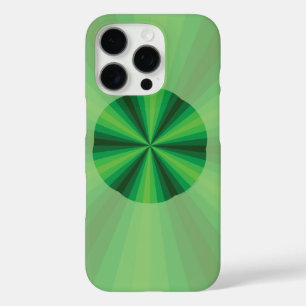 Coques iPhone 16 Pro Illusion optique Coque-Coque vert-Mate