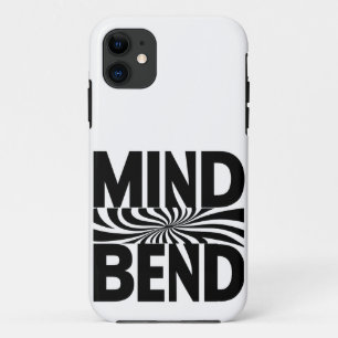 Case-Mate iPhone Case Illusion optique Mind Bend gras noir et blanc