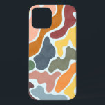 Case-Mate iPhone Case Illustration abstraite moderne dans les tons terre<br><div class="desc">Illustration abstraite moderne dans les tons terre.</div>