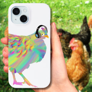 Coque Case-Mate iPhone Illustration amusante de poulet coloré