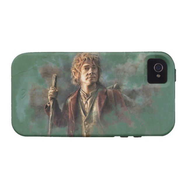 Coques Case-Mate iPhone Illustration BILBO BAGGINS™ (Dos Horizontal)