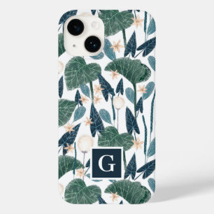 Coque Case-Mate iPhone Illustration botanique Plante Maman Monogramme
