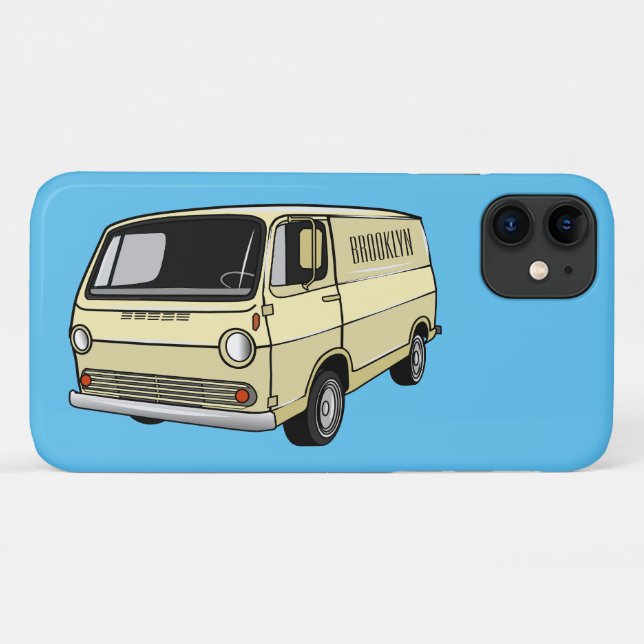 Coques Case-Mate iPhone Illustration classique de van (Dos (Horizontal))