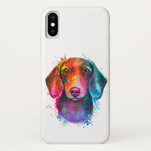 Case-Mate iPhone Case Illustration colorée de l'art Dachshund Dog