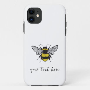 Case-Mate iPhone Case Illustration d'abeille - ajoutez votre propre text