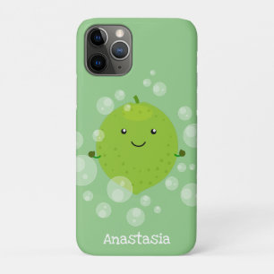 Case-Mate iPhone Case Illustration de bulles de chaux vert mou