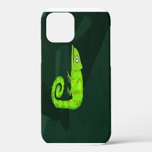 Case-Mate iPhone Case Illustration de caméléon vert mignon Reptile tropi