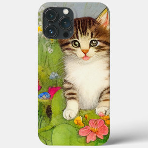 Case-Mate iPhone Case Illustration de chat souriant vintage