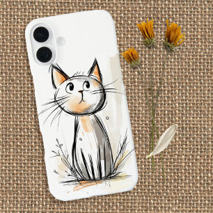 Coque Pour iPhone 16 Plus Illustration de chats doux