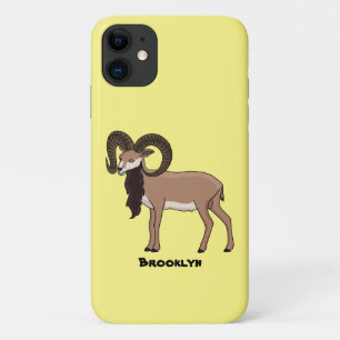 Case-Mate iPhone Case Illustration de chèvre de Mouflon