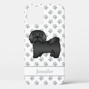 Case-Mate iPhone Case Illustration de chien Havanais noir de dessin anim