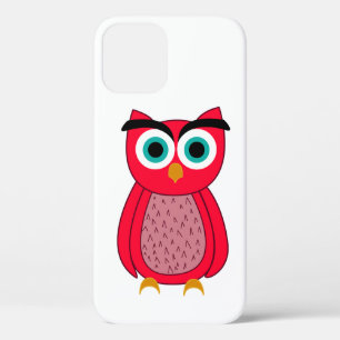 Case-Mate iPhone Case Illustration de chouette rose mignonne