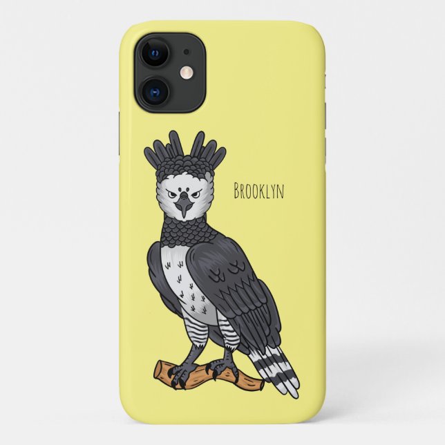 Coques Case-Mate iPhone Illustration de dessin animé d'aigle harpie (Dos)