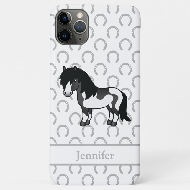 Coques Case-Mate iPhone Illustration de dessin animé de poney Shetland Pin (Dos)