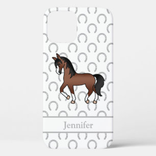Case-Mate iPhone Case Illustration de dessin animé mignon de cheval bai