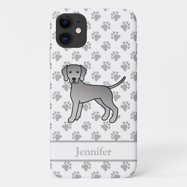 Coques Case-Mate iPhone Illustration de dessin animé mignon de chien Weima (Dos)