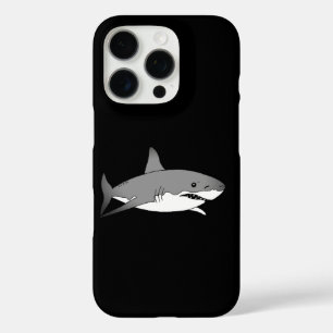 Coque iPhone 16 Pro Illustration de dessin de requin cool
