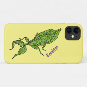 Case-Mate iPhone Case Illustration de dessin d'insecte des feuilles vert
