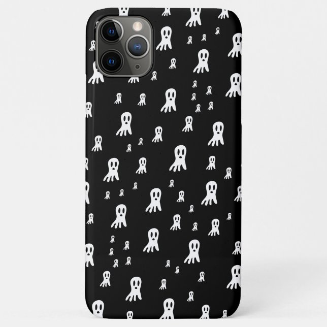 Coques Case-Mate iPhone Illustration de fantôme gothique effrayant (Dos)