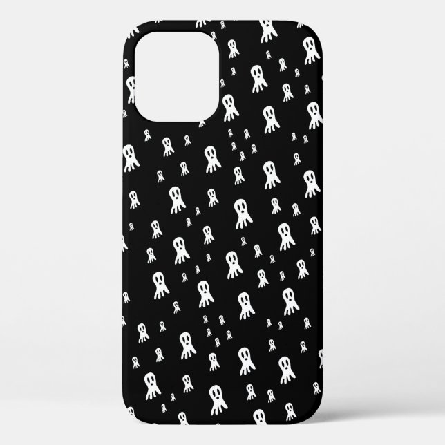 Coques Case-Mate iPhone Illustration de fantôme gothique effrayant (Verso)