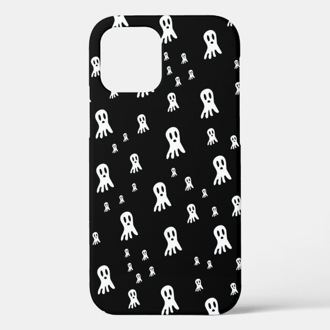 Coques Case-Mate iPhone Illustration de fantôme gothique effrayant (Verso)
