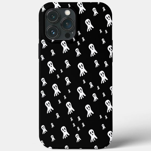 Coques Case-Mate iPhone Illustration de fantôme gothique effrayant (Verso)
