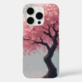 Coque iPhone 16 Pro illustration de fleurs de cerisier