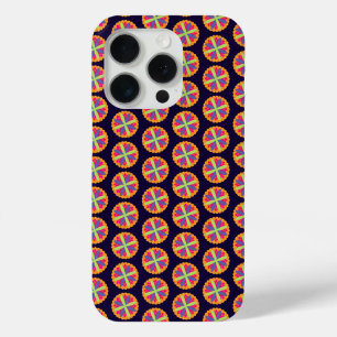 Coque Case-Mate iPhone illustration de formes florales orange