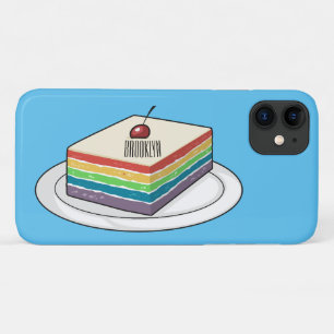 Case-Mate iPhone Case Illustration de gâteau arc-en-ciel