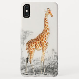 Case-Mate iPhone Case Illustration de girafe Art print vintage