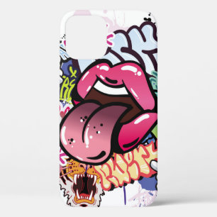Case-Mate iPhone Case Illustration de graffiti avec lettres de graffitis