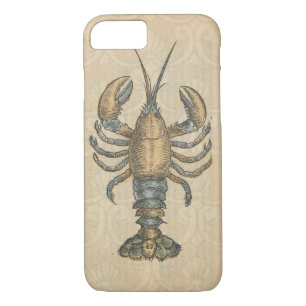 Coque iPhone 7 Illustration de homard, fruits de mer du Maine