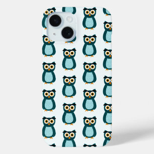 Coque Case-Mate iPhone Illustration de la chouette bleue